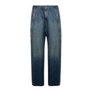 Jeans met rechte pijpen MM6 Maison Margiela , Blue , Heren