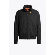 Zwarte Softshell Jas met Capuchon Parajumpers , Black , Heren