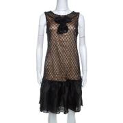 Pre-owned Silk dresses Valentino Vintage , Black , Dames