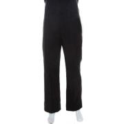 Pre-owned Cotton bottoms Armani Pre-owned , Black , Dames