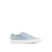 Powder Blue Lage Top Sneakers Common Projects , Blue , Dames