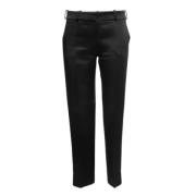 Pre-owned Satin bottoms Armani Pre-owned , Black , Dames