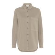 Laramw 149 Shirt Jakker - Silver Sage My Essential Wardrobe , Beige , ...