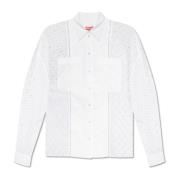 Oversized shirt Kenzo , White , Dames