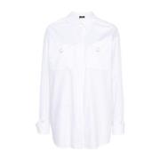 Stijlvolle Shirt Elisabetta Franchi , White , Dames