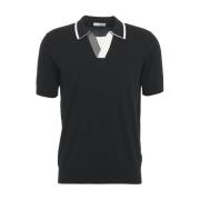 Zwart T-shirt & Polo voor Heren Paolo Pecora , Black , Heren