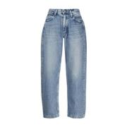 Lichtblauwe Versleten Baggy-Fit Denim Jeans Tanaka , Blue , Dames