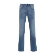 Klassieke Denim Jeans Hugo Boss , Blue , Heren
