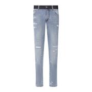 Heren Denim Jeans Dolce & Gabbana , Blue , Heren