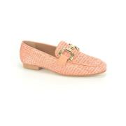 Elegante Raffia Moccasin met Gar Design Jhay , Red , Dames