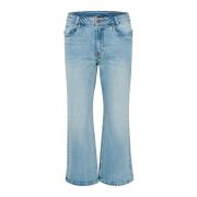 Flared High Kick Jeans - Light Blue Retro Wash My Essential Wardrobe ,...