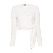 Stijlvolle Shirt Elisabetta Franchi , White , Dames