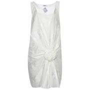 Pre-owned Cotton dresses Moschino Pre-Owned , White , Dames