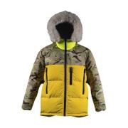 Omkeerbare Parka met Eendendons Vulling Griffin , Yellow , Heren