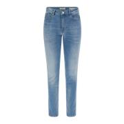 Skinny Jeans met 5 Zakken Guess , Blue , Dames