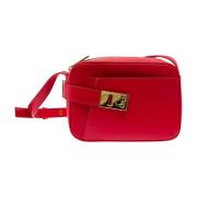 Rode Schouder Archief Camera Tas Salvatore Ferragamo , Red , Dames