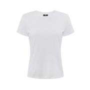 Stijlvolle T-Shirt voor Vrouwen Elisabetta Franchi , White , Dames