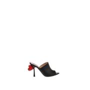 Zwarte Sandalen voor Vrouwen Moschino , Black , Dames