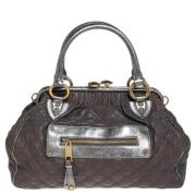 Pre-owned Leather shoulder-bags Marc Jacobs Pre-owned , Gray , Dames