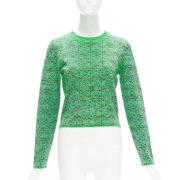 Pre-owned Wool tops Loewe Pre-owned , Green , Dames