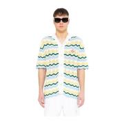Boucle Wave Shirt Casablanca , Multicolor , Heren