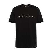 Zwart Katoenen Alias T-Shirt Daily Paper , Black , Heren