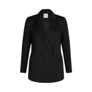 Klassieke Zwarte Blazer Love & Divine , Black , Dames