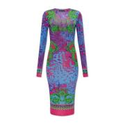 Jurk met lange mouwen Versace Jeans Couture , Multicolor , Dames