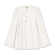 Geplooide blouse Lanvin , White , Dames