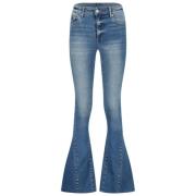 Zonsopgang Flare Jeans Raizzed , Blue , Dames