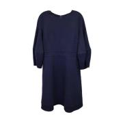 Pre-owned Wool dresses Oscar De La Renta Pre-owned , Blue , Dames