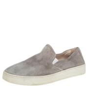 Pre-owned Suede sneakers Prada Vintage , Gray , Dames