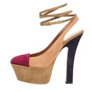 Pre-owned Suede heels Yves Saint Laurent Vintage , Multicolor , Dames