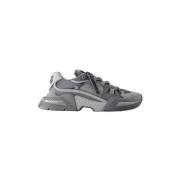 Leather sneakers Dolce & Gabbana , Gray , Dames