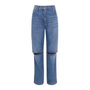 Bootcut jeans met knie-uitsnijding en relaxed fit JW Anderson , Blue ,...