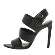 Pre-owned Leather sandals Alexander Wang Pre-owned , Black , Dames