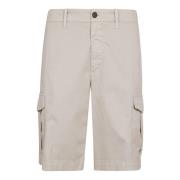 Casual Bermuda Shorts voor Mannen Eleventy , White , Heren