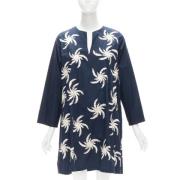 Pre-owned Cotton dresses Dries van Noten Pre-owned , Blue , Dames