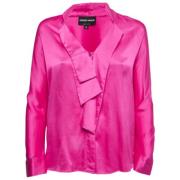 Pre-owned Silk tops Armani Pre-owned , Pink , Dames