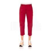 Crop Chino Broek voor Vrouwen Nine In The Morning , Red , Dames