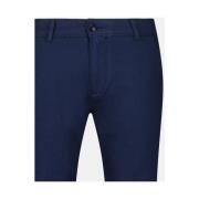 Navy Blauwe Slim Fit Chino Broek ROY Robson , Blue , Heren