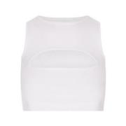 Mouwloze Top Dsquared2 , White , Dames