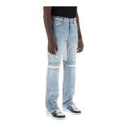 Jeans met mesh-inzetstukken Amiri , Blue , Heren