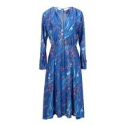 Pre-owned Polyester dresses Balenciaga Vintage , Blue , Dames