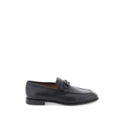 Gancini Leren Loafers Salvatore Ferragamo , Black , Heren