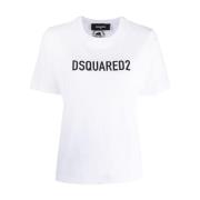 T-Shirts Dsquared2 , White , Dames