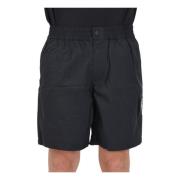 Zwarte Shorts met Logo Patch voor Heren Calvin Klein Jeans , Black , H...