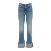 The Duster Skimp Cuffs Jeans Mother , Blue , Dames