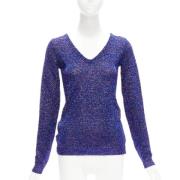 Pre-owned Polyester tops Miu Miu Pre-owned , Purple , Dames