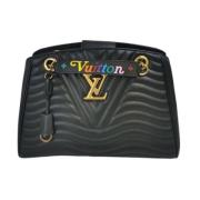Pre-owned Leather totes Louis Vuitton Vintage , Black , Dames